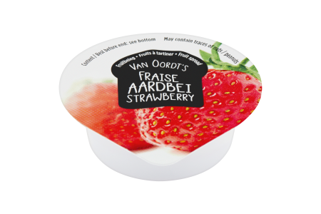 fruitbeleg aardbei cup 240x15g e