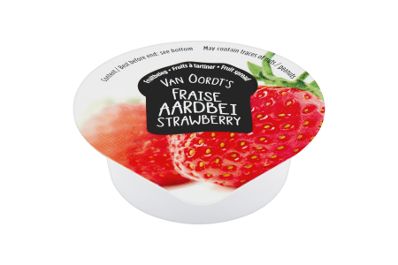 fruitbeleg aardbei cup 240x15g e