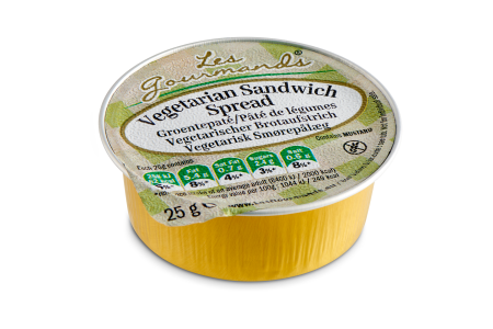 Vegetarische sandwich spread cups 25g