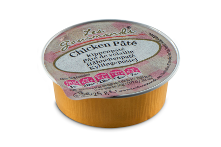Coupelles de pâté de volaille 25g