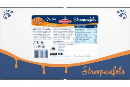 Gaufre Fourrée Caramel Mini En Sac