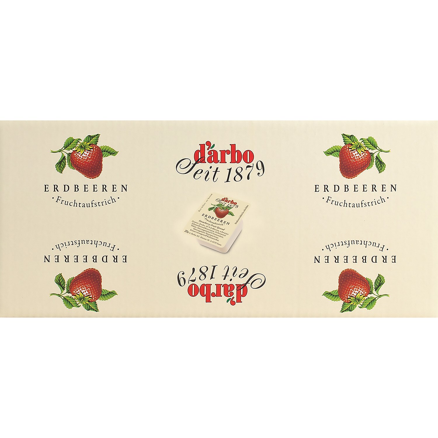Jam Strawberry Cup 25g | Van Oordt The Portion Company