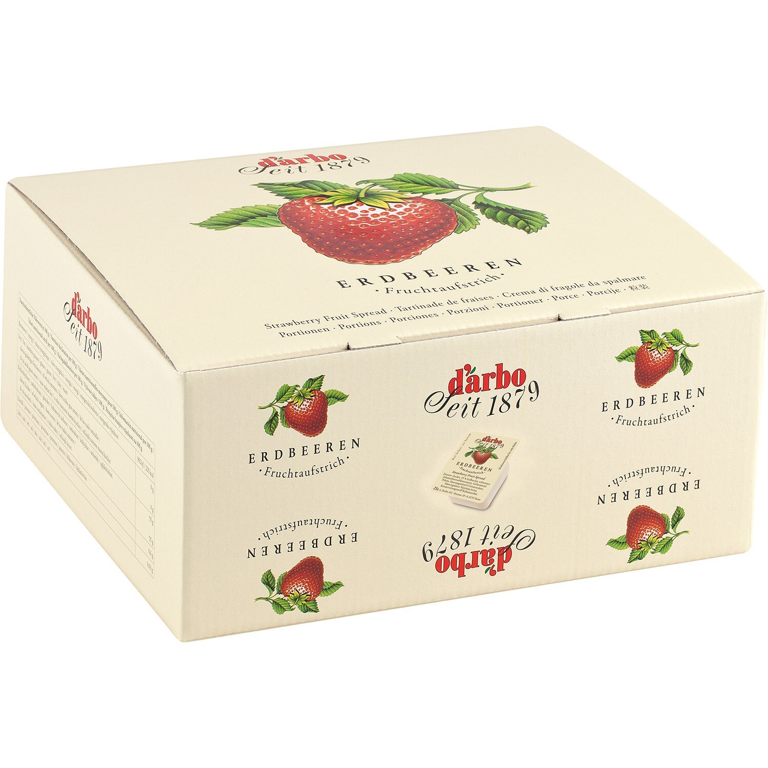 Jam Strawberry Cup 25g | Van Oordt The Portion Company