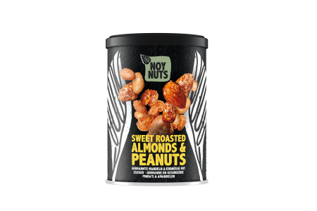 Sweet Roasted Almonds And Peanuts Blik 135g