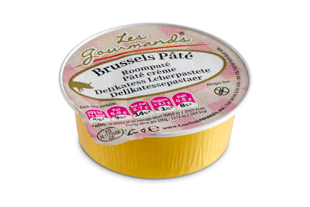 Brussels pâté cups 25g