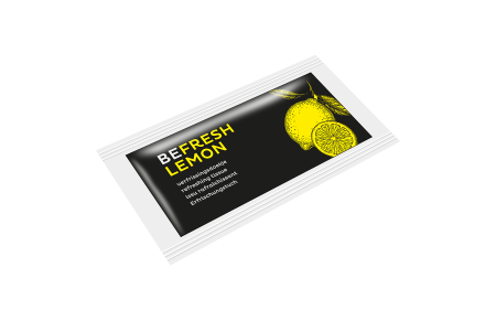 Refreshment Wipe Lemon 1pc