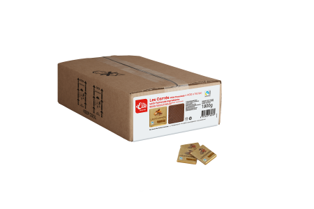 Les Carrés Fairtrade Chocolat Lait 4,5g