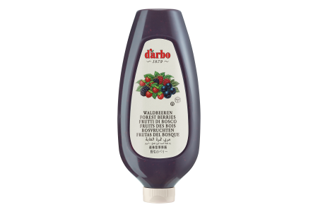 D’arbo Jam Bosvruchten Doseerfles 6x900g e