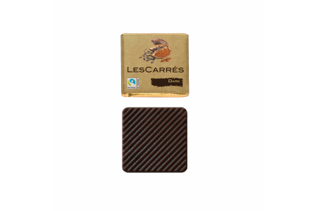 Les Carrés Fairtrade Chocolade Puur 4,5g