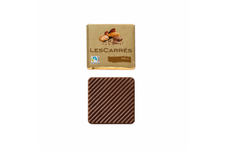 Les Carrés Fairtrade Chocolat Lait 4,5g