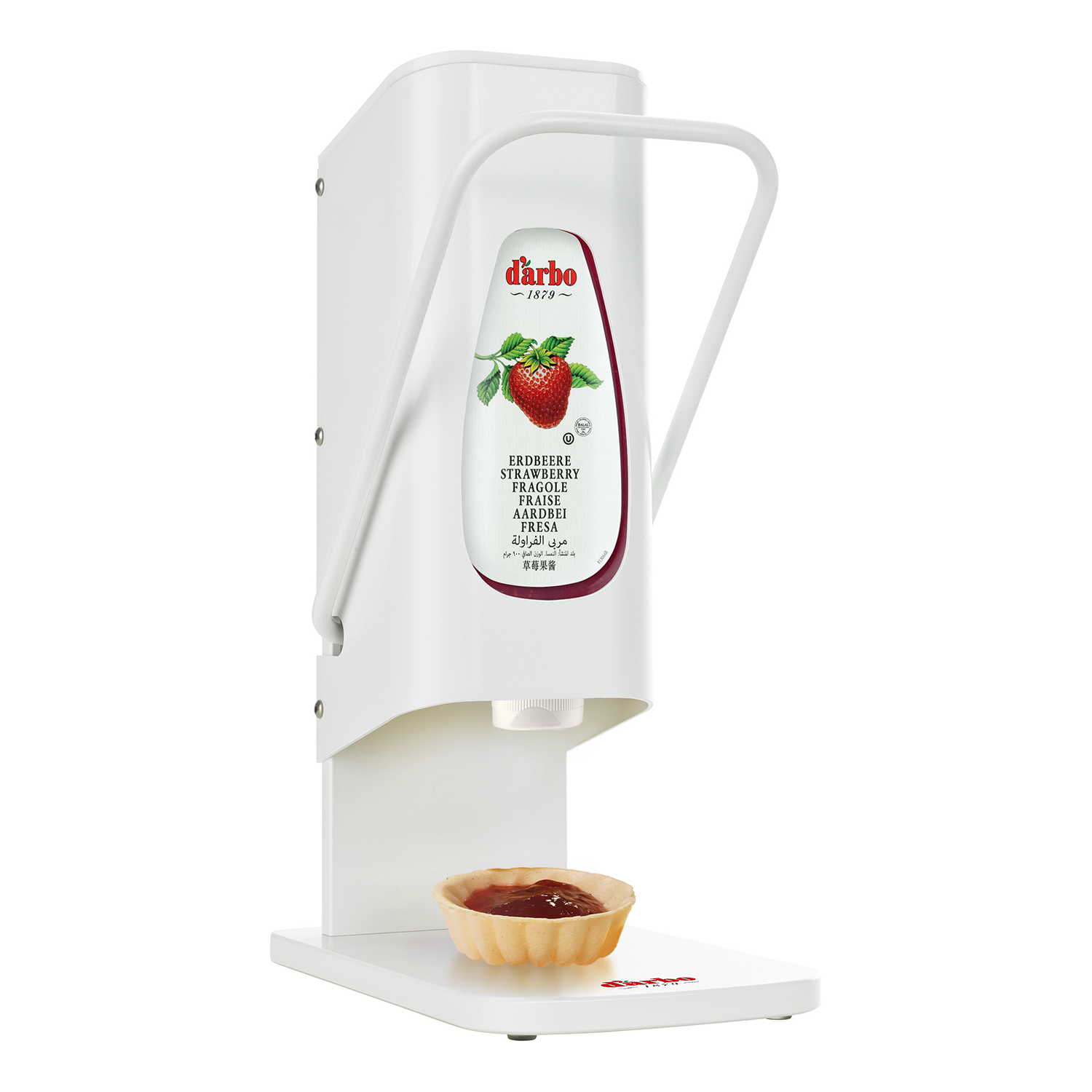 Jam Apricot Dispenser Bottle 900g | Van Oordt The Portion Company