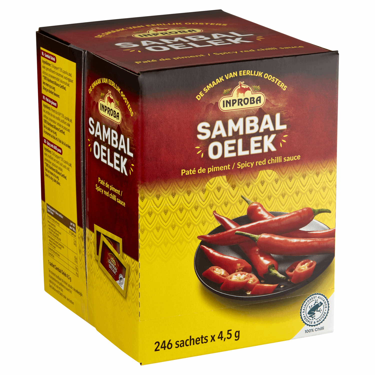 Sambal Oelek Sachet 4,5g | Van Oordt The Portion Company