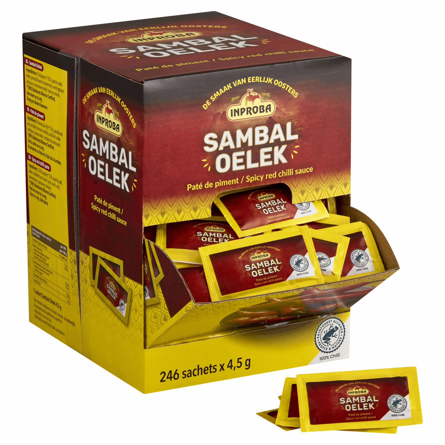 Sambal Oelek Sachet 4,5g | Van Oordt The Portion Company