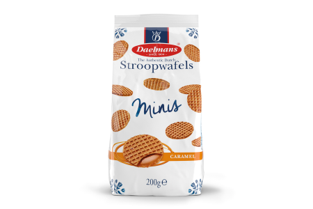 Mini Gaufres Fourrées Gout Caramel Sac