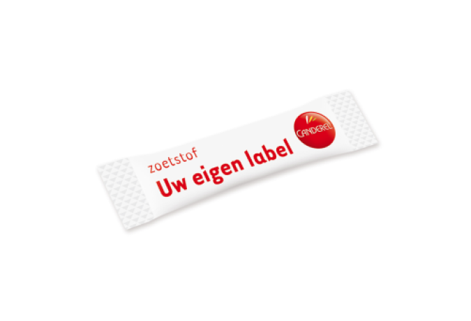 Eigen label zoetstof zakje