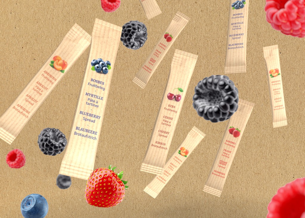 NOUVEAU Van Oordt fruits à tartiner en bâtonnets